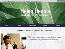 Tablet Screenshot of helenmdennis.com